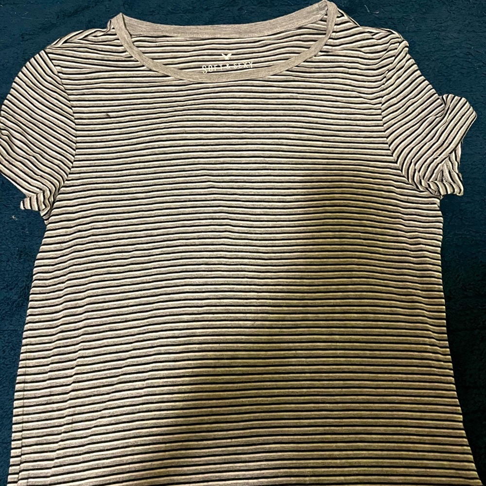 American Eagle Striped Shirt